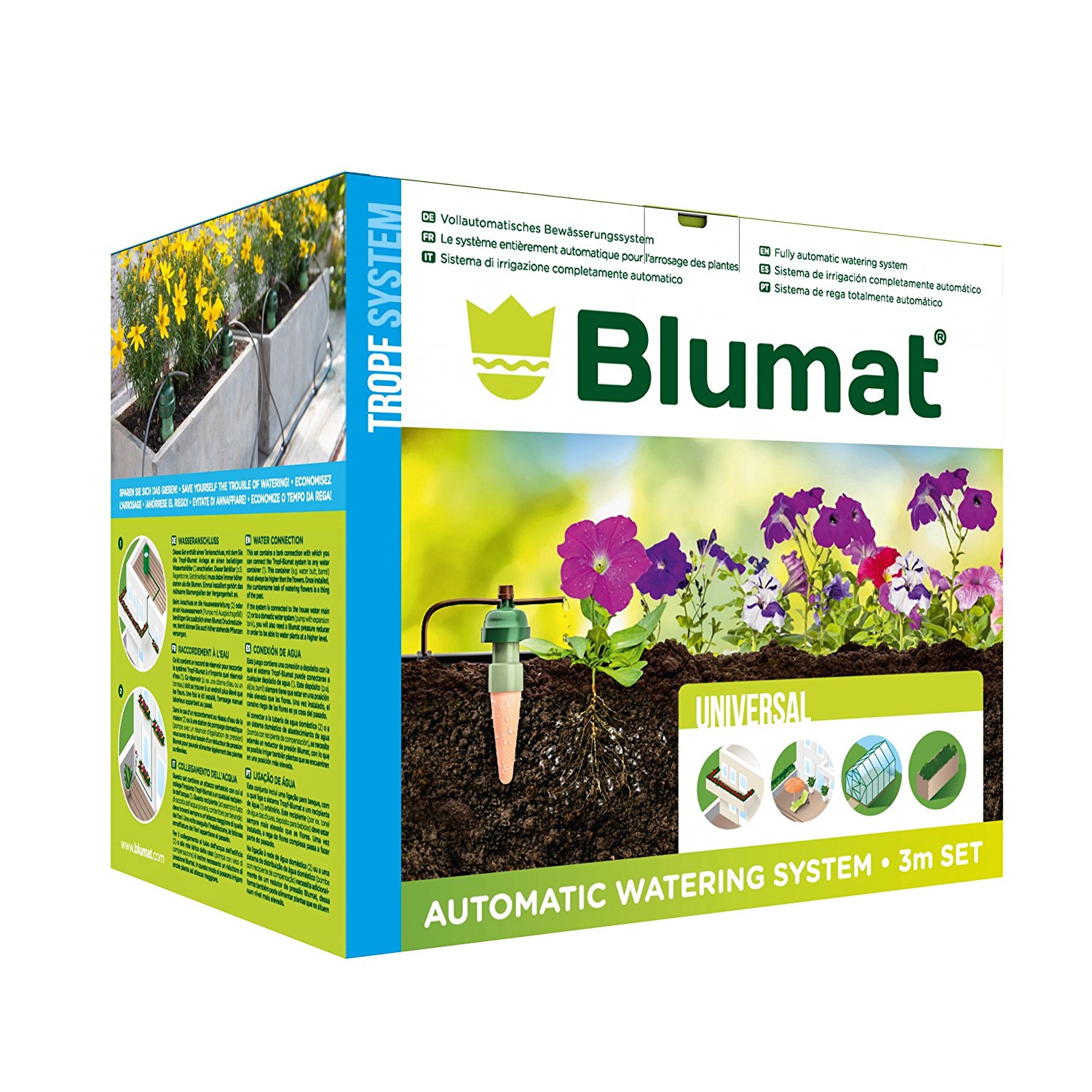 Blumat Automatic Watering Sensors Made in Austria 5 Plant Starter Drip System Great for all Plants 