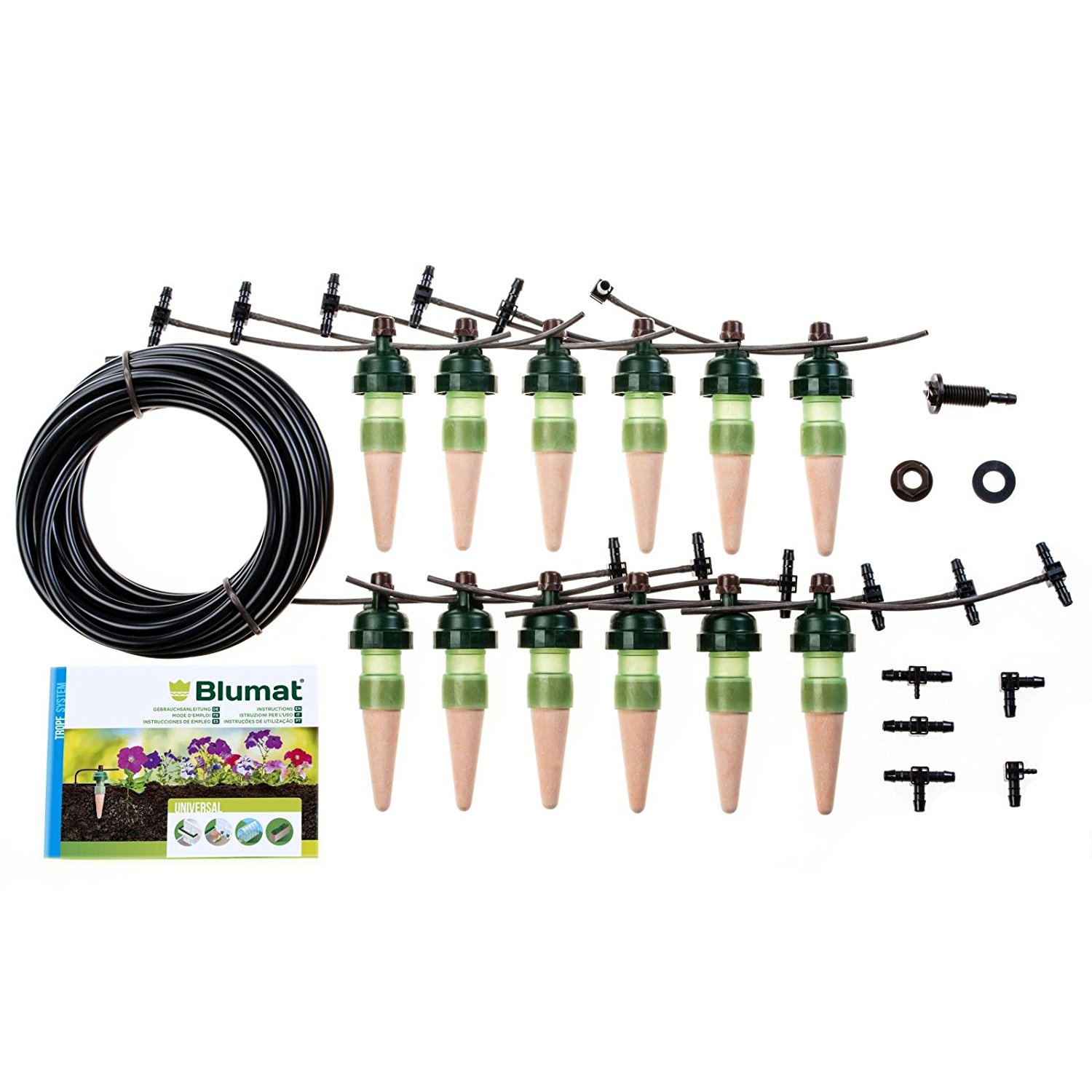 Automatic Drip Irrigation System for Garden Details about   5 Blumat Starter Watering Kit 