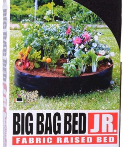 BIG BAG BED JUNIOR Jardin instantané – Noir